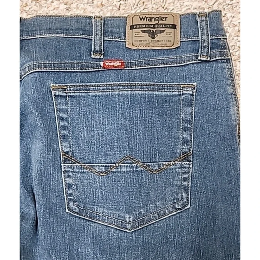 Wrangler Five Star Premium Straight Fit‎ Jeans 40x30 Mexico NWT Medium Wash
